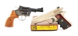 (C) Boxed Colt Commander Semi-Automatic Pistol & .357 Revolver.