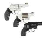 (M) Lot of 3: Smith & Wesson Airweight Revolvers.