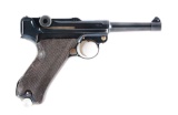 (C) German DWM 1920 Military Police Rework P.08 Luger Pistol.