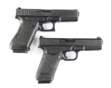 (M) Lot of 2: Glock Model 20 Semi-Automatic Pistols with Spare Barrels.