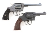 (C) Lot of 2: High Condition Pre-War Colt Double Action Revolvers.
