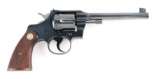 (C) Pre-War Colt Officers Model .22 Target Double Action Revolver.