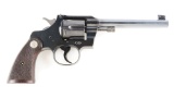 (C) Pre-War Colt Officer's Model .22 Caliber Double Action Target Revolver (1931).