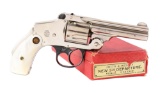 (C) Red Boxed S&W Model .38 New Departure Double Action Revolver.