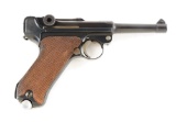 (C) German Mauser Luger P.08 S/42 Semi-Automatic Pistol.