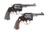 (M) Lot of 2: Pre-war Colt New Service Revolvers.