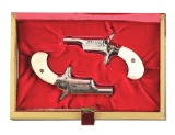 (M) Cased Pair of Colt 4th Model Deringer Pistols.