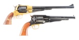 (A) Lot Of 2: Pietta New Army Model And Palmetto Texas New Army Black Powder Pistols.
