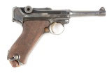 (C) German Erfurt Luger 1917 Dated Semi-Automatic Pistol.