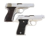 (M) Lot of 2: European Semi-Automatic Pocket Pistols.