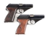 (M) Lot of 2: Nazi Marked Mauser HSc Pistols.