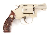 (C) Factory Nickel Smith & Wesson 32-1 Terrier Revolver.