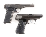 (C) Collectors Lot Of 2: JP Sauer 38H And FN 1922.