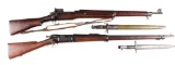 (C) Lot of 2: Remington Model 1917 Rifle & Springfield Krag 1898 Rifle.