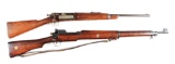 (C) Lot of 2: Springfield Krag Carbine & Winchester Pattern 14 Rifle.
