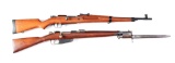(C) Lot of 2: Columbia Madsen M47 and Italian M1891 Bolt Action Rifles.