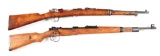 (C) Lot of 2: Mauser Style Military Rifles.