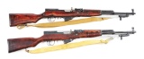 (C) Lot of 2; RUSSIAN SKS RIFLES 1 WITH LAMINATED STOCK 1 WITH BIRCH STOCK