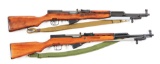 (M) Lot of 2; SKS Type Semi-Automatic Rifles