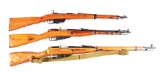 (C) Lot of 3: M95 Rifle, & Mosin Nagant M44 & M91/30 Rifles.