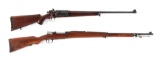 (C) Lot of 2: Krag & Mauser Military Bolt Action Rifles.