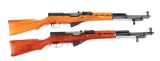 (M) Lot of 2: Norinco SKS Semi Automatic Rifles.