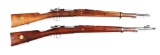 (C) Lot of 2: Swedish Mauser M38 Bolt Action Rifles.