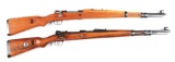 (C) Lot of 2: European Mauser Military Bolt Action Rifles.