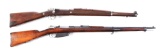 (C) Lot of 2: Argentine Military Mauser Bolt Action Rifles.
