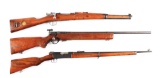 (C) Lot of 3: Assorted Bolt Action Rifles.