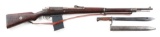 (C) WWI German DWM 1915 GEW98 Mauser Rifle With Bayonet.