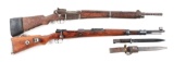 (C) Lot of 2 Foreign Military Rifles: French MAS 1936-51 & Yugoslavian 98/48 Mauser.