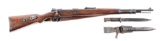 (C) Commerical Banner Mauser 1933 98K Rifle With Bayonet.