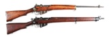 (C) Lot of 2: Enfield Bolt Action Rifles.