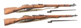 (C) Lot of 2 Finnish M91/30 Mosin Nagant Long Rifles With Bayonets: 1934 Russian Rework & 1944 Tikka