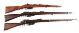 (C) Lot of 3: Two Steyr Rifles & One Vetterli Rifle.