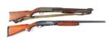 (M) Lot of 2: Ithaca & Remington Slide Action Shotguns.