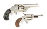 (A) Lot of 2: S&W 1 1/2 & Remington Iroquois Revolvers.