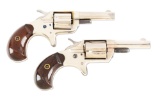 (A)PAIR OF COLT NEW LINE REVOLVERS CAL, 22 & .30 MADE IN 1874
