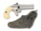 (A) Ultra Rare Colt 2nd Model Derringer with Barrel of Metal from Am. Sterling Co.