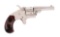 (A) Good Nickel Plated Colt Open Top Pocket Revolver (1877).