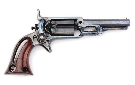 (A) Extremely Rare Colt Factory Cutaway 1855 Side Hammer Root Revolver (1857).