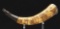 Great Britain's Wealth And Glory Engraved Powder Horn Of John Walken Attributed To The Master Carver
