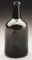 Rare 1771 Dated Black Glass Decanter With Personal Seal Of Timothy Horsfield.