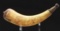 Folk Art Powder Horn Of G. Biler Featuring Fort Duquesne.