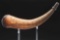 Engraved Powder Horn Carved With Soldiers In Battle.
