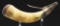 Silver Mounted Powder Horn Hallmarked 