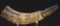 Unusual Engraved Powder Horn Inscribed 