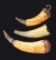 Lot Of 3: Engraved 18th Century Powder Horns.