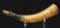 Engraved Powder Horn Of Jonathan Parker, Dated 1747, Attributed To Stephen Parks.